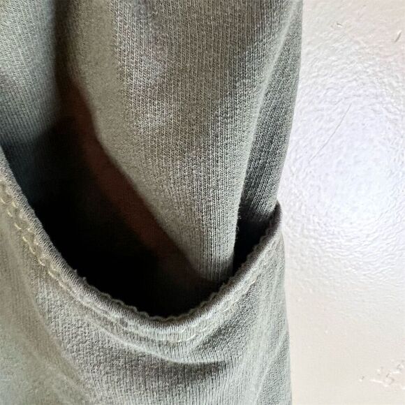 Quacker Factory Women's 1X Green Cargo Skort Knee Length Pockets Comfy Work Wear - Picture 4 of 7